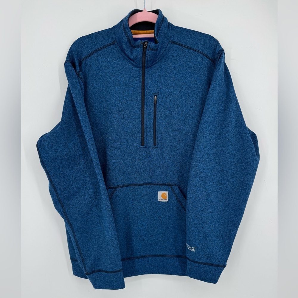 Carhartt Men's Force Extremes Mock Neck Half Zip Sweatshirt Gorpcore Size Large